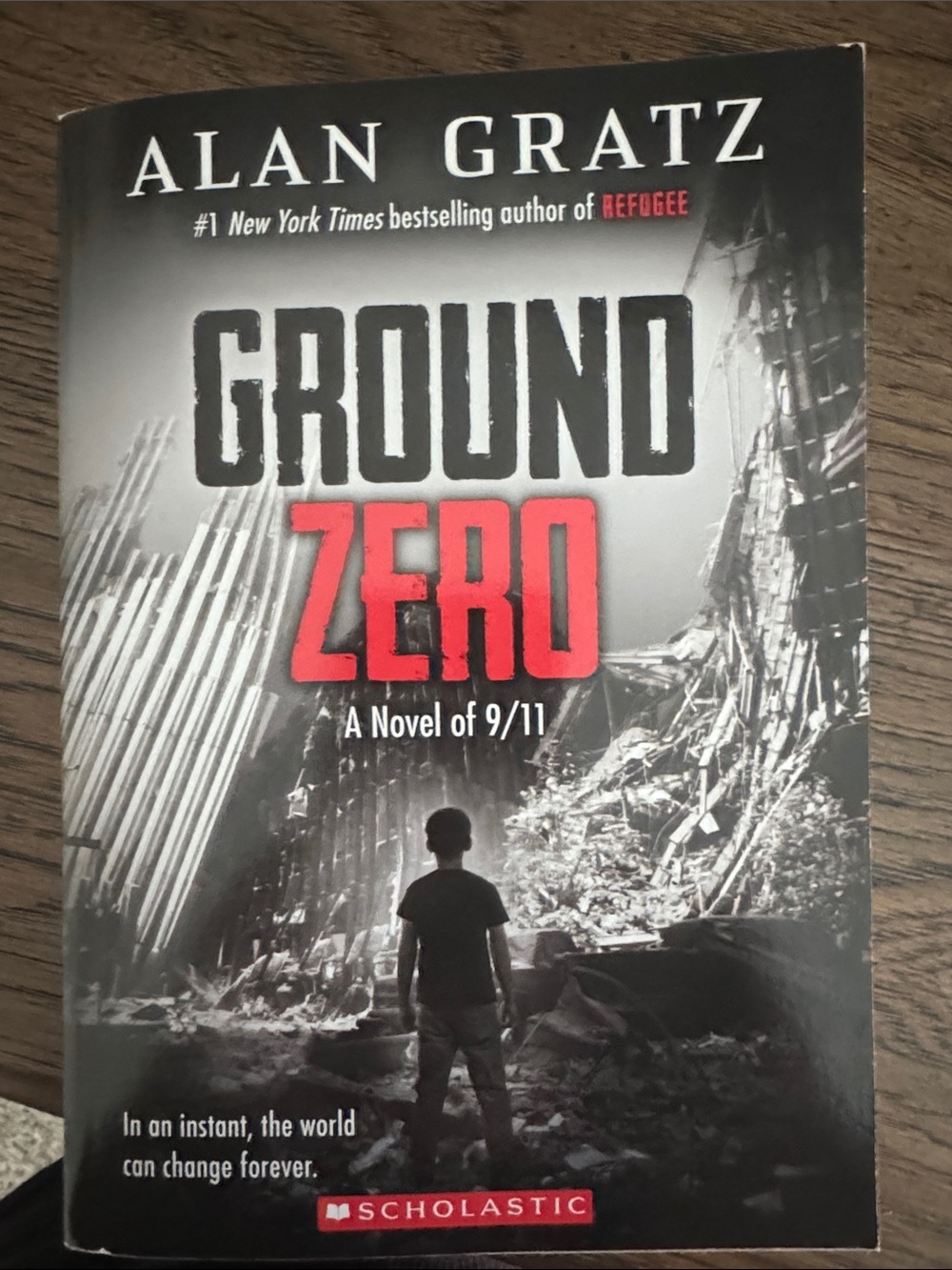 Scholastic Ground Zero — Black & Red Cover Novel